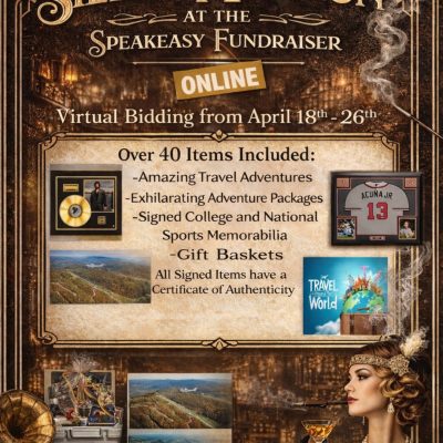Silent Auction (Online) Virtual bidding on 40+ items including travel, memorabilia, and gift packages. Silent Auction (Online) Virtual bidding on 40+ items including travel, memorabilia, and gift packages.
