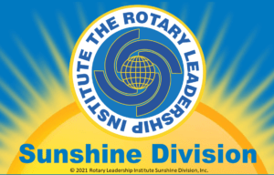 image21 - Rotary Club Of Clayton Sunshine Division logo: Rotary globe emblem with ‘Institute Rotary Leadership’ text and a yellow sunburst background.