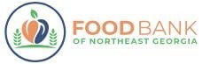 image22 - Rotary Club Of Clayton Logo for Food Bank of Northeast Georgia with a peach and wheat inside a circle.