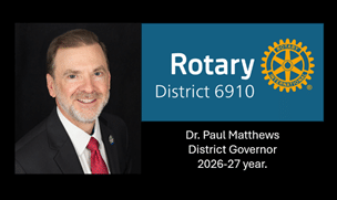 Rotary Club of Clayton October 29 newsletter: Next week Rotary program graphic.