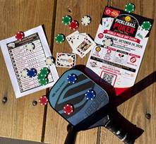 Rotary Club of Clayton October 29 newsletter: Pickleball Poker for Polio event photo 1.